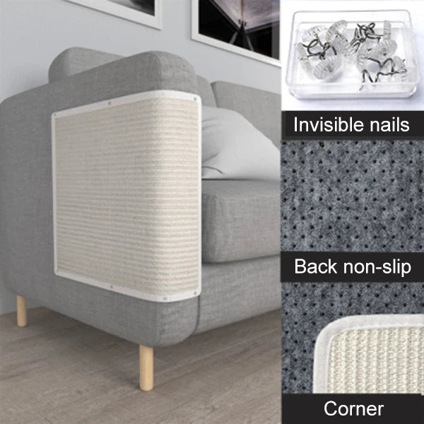 Sisal Cat Scratch Pad β Furniture Protector & Claw Care