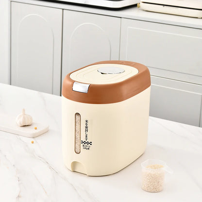 Durable Using Customization Rice Storage Container Large Capacity Rice Barrel Multifunctional  Dog Pet Food Storage Bin