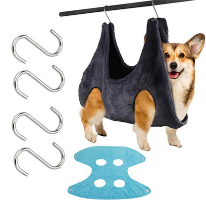 Pet Grooming Hammock & Bath Bag – Nail Clipper Restraint for Dogs & Cats