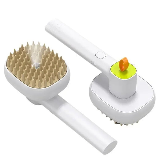 Electric Steam Massage Comb – Soft Teeth Hair Care for Cats & Dogs
