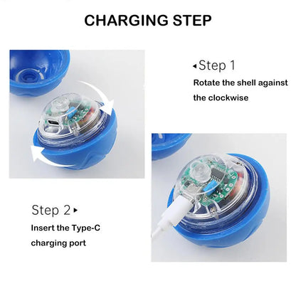 Smart Dog Toy Ball Electronic Interactive Pet Toy Moving Ball USB Automatic Moving Bouncing for Puppy Birthday Gift Cat Products