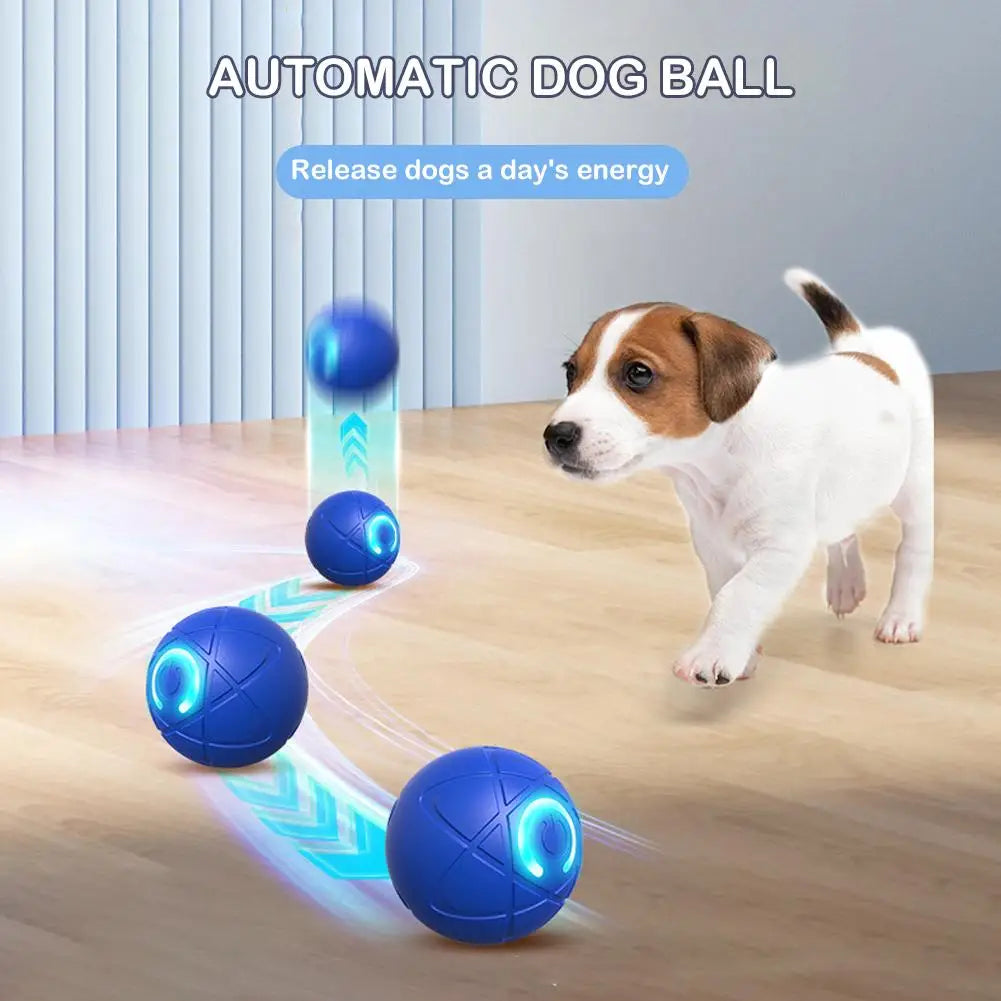 Smart Dog Toy Ball Electronic Interactive Pet Toy Moving Ball USB Automatic Moving Bouncing for Puppy Birthday Gift Cat Products