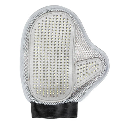 Dual-Sided Rubber Pet Bathing & Grooming Glove