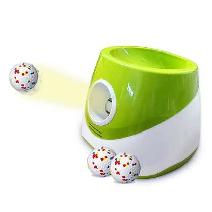 Automatic Dog Ball Launcher Dog Ball Thrower Interactive Dog Toys Tennis Ball Launcher With 3 Distance Settings.