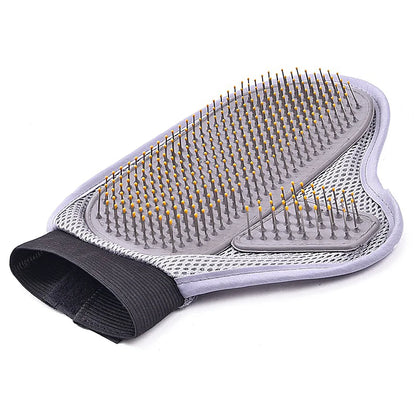 Dual-Sided Rubber Pet Bathing & Grooming Glove