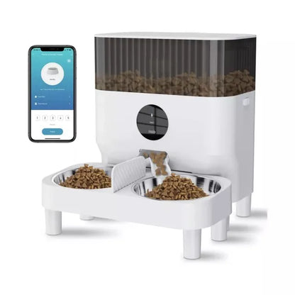 Video Version 7L Large-capacity Single Bowl Automatic Pet Feeder Video Voice Interaction Remote Feeder
