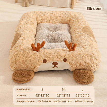 HOOPET Modern Plush Pet Kennel Sofa – Cozy & Luxurious