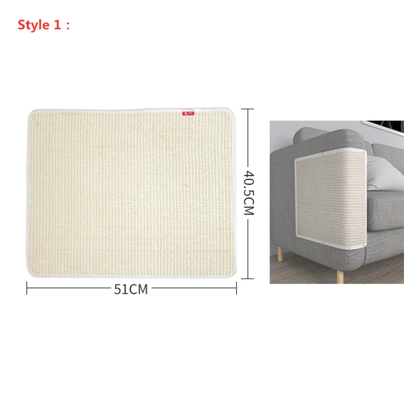 Sisal Cat Scratch Pad – Furniture Protector & Claw Care