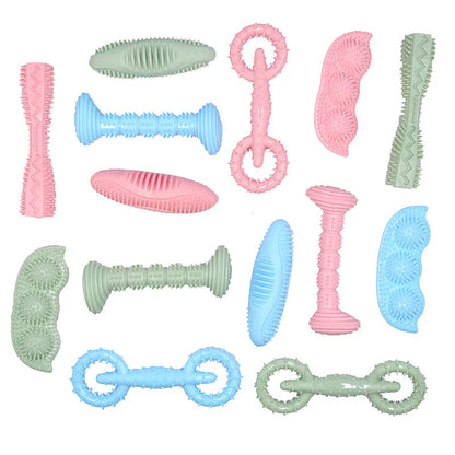 Cross border hot selling pet cat and dog chew toys, pet molars, dog molars, teeth cleaning sticks, large and small dogs