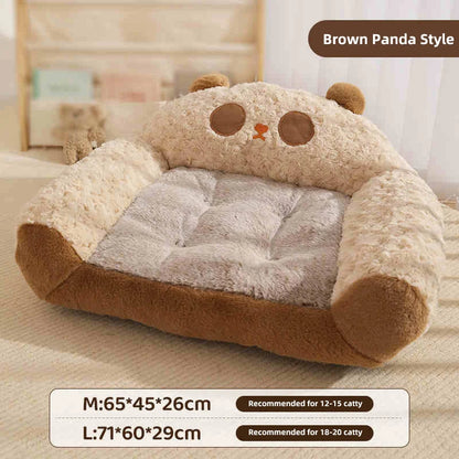 HOOPET Modern Plush Pet Kennel Sofa – Cozy & Luxurious