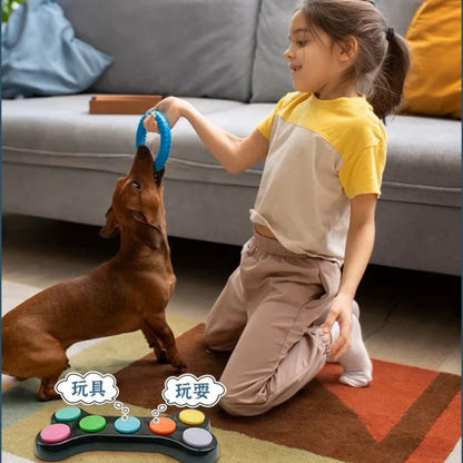Audio Recording Button Integrated Soundboard Voice Machine Dog Cat Trainings Speaking Communication Puzzle Intelligent Toys