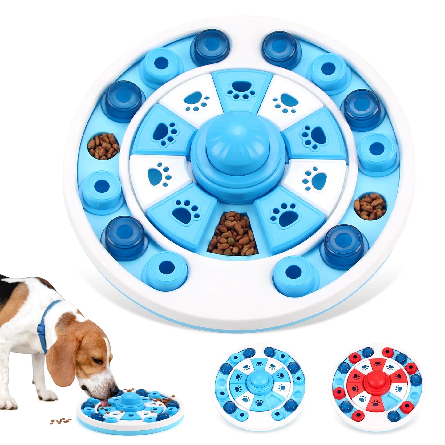 Multi-Functional Pet Puzzle Slow-Feeding Bow
