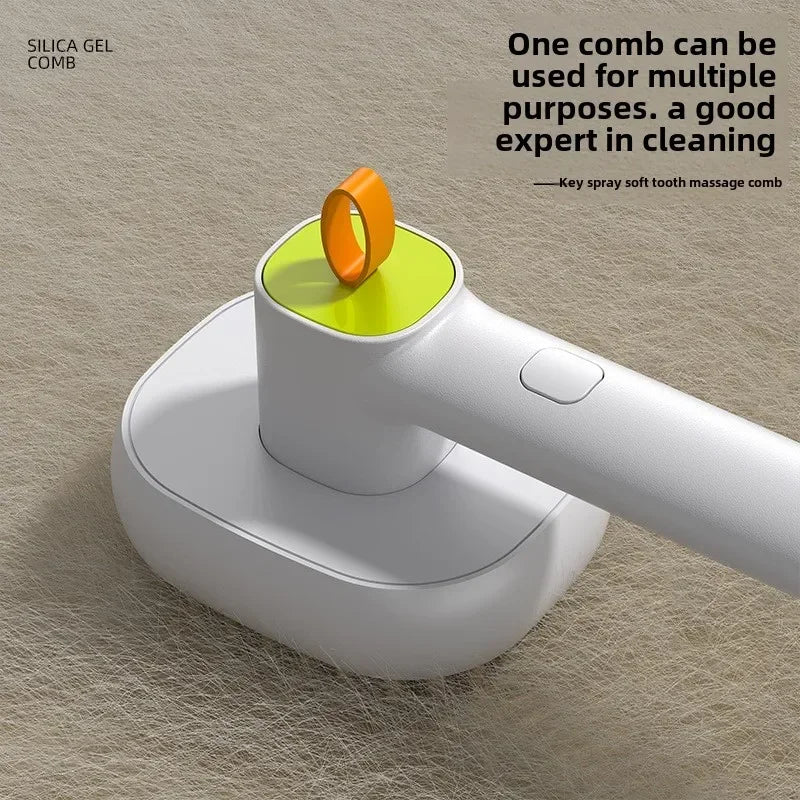 Electric Steam Massage Comb – Soft Teeth Hair Care for Cats & Dogs