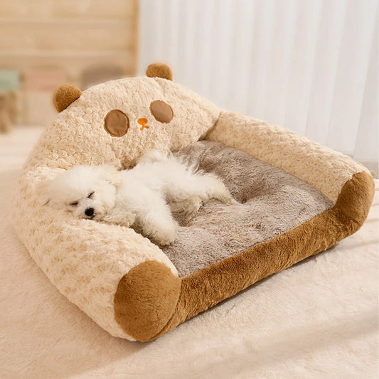 HOOPET Modern Plush Pet Kennel Sofa – Cozy & Luxurious