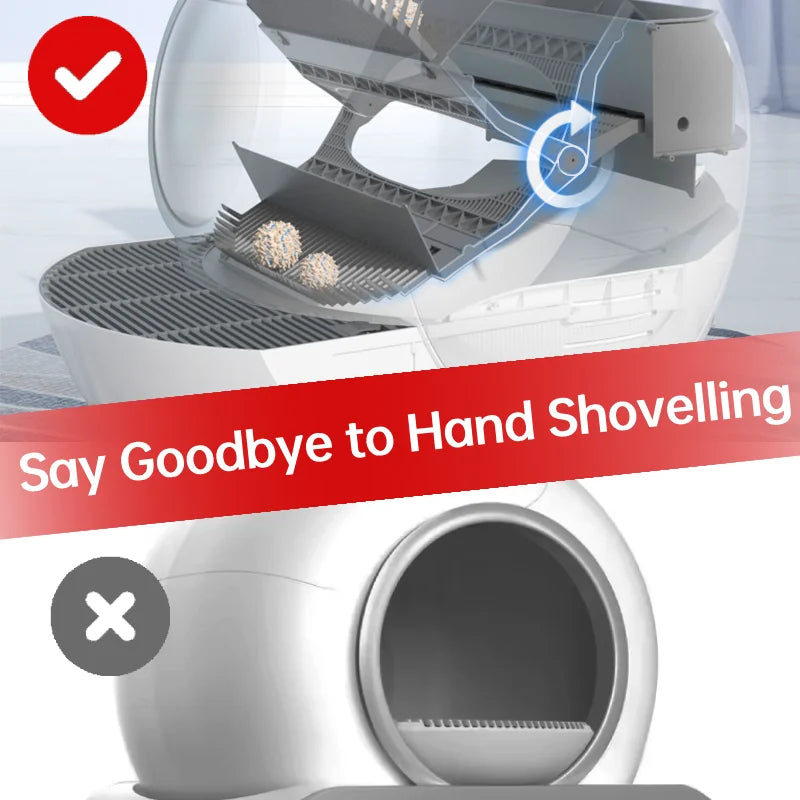 Fully Enclosed & Self-Cleaning Cat  Box New Automatic Cat Toilet & Sandbox Premium Cat Accessory