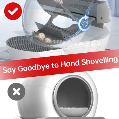 Fully Enclosed & Self-Cleaning Cat  Box New Automatic Cat Toilet & Sandbox Premium Cat Accessory