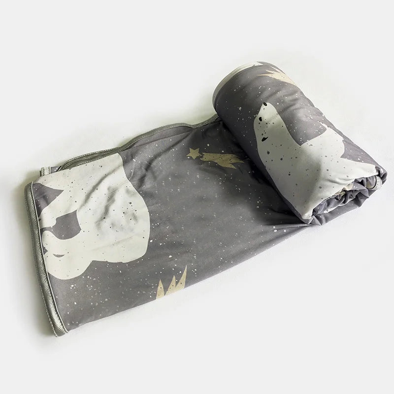 Ice Silk Cooling Blanket For Bed Silky Air Condition Comfort Lightweight Cooled Summer Quilt With Double Side Cooling Fabric