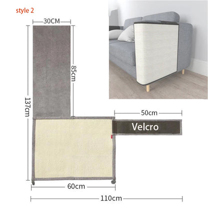 Sisal Cat Scratch Pad – Furniture Protector & Claw Care