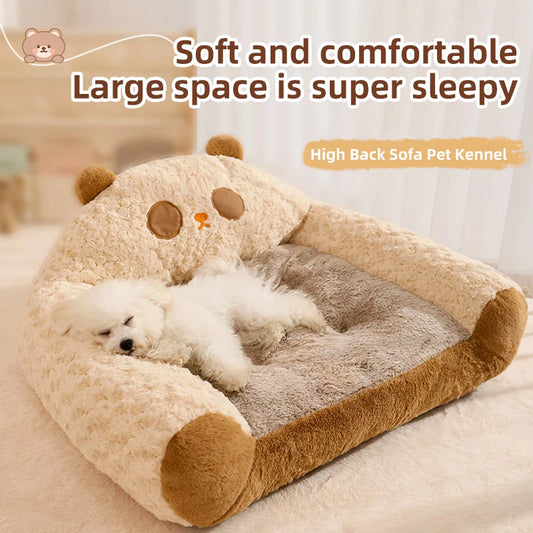 HOOPET Modern Plush Pet Kennel Sofa – Cozy & Luxurious