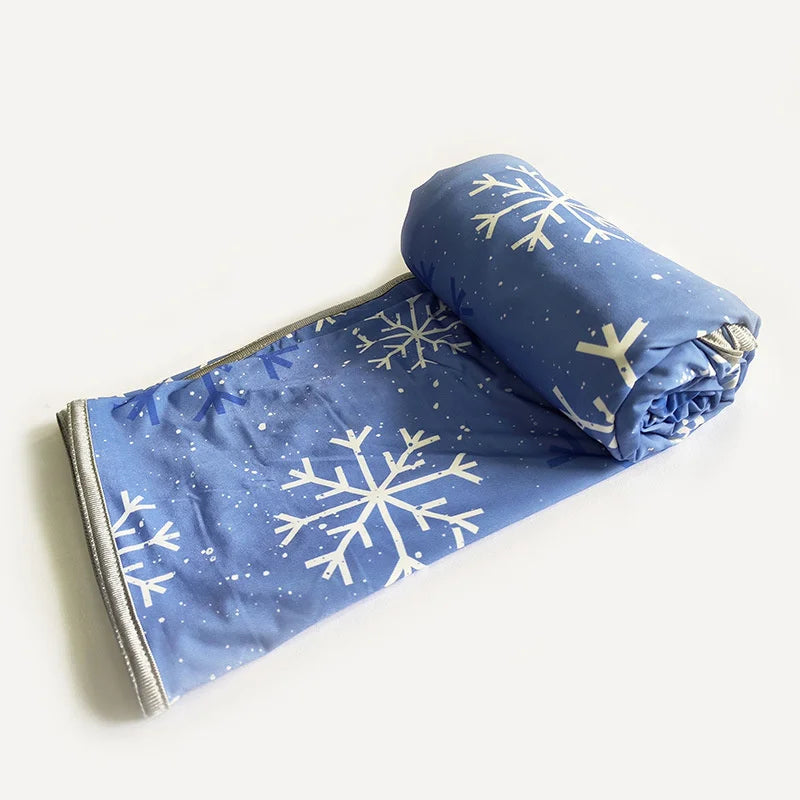 Ice Silk Cooling Blanket For Bed Silky Air Condition Comfort Lightweight Cooled Summer Quilt With Double Side Cooling Fabric