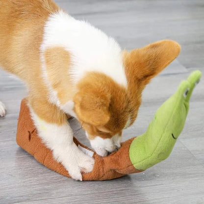 Snail shaped dog and cat toys, pet products, pet supplies, mats to hide food odors, training puzzles, and fun sniffing toys