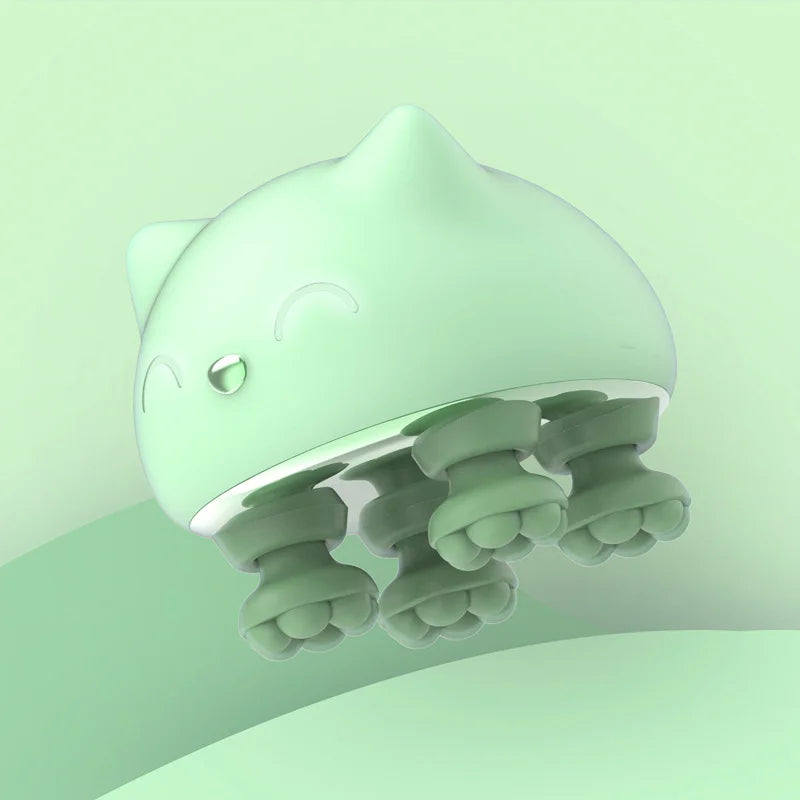 Automatic Rechargeable Electric Massager Human-Pet Dual Use Massager Cute styling Colorful Waterproof Massager