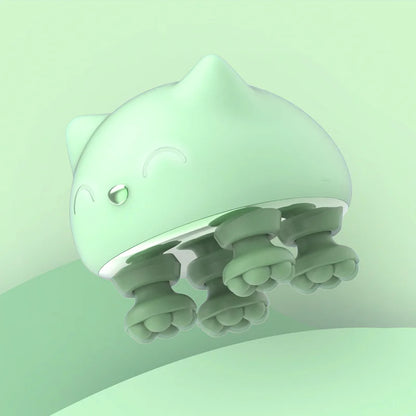 Automatic Rechargeable Electric Massager Human-Pet Dual Use Massager Cute styling Colorful Waterproof Massager
