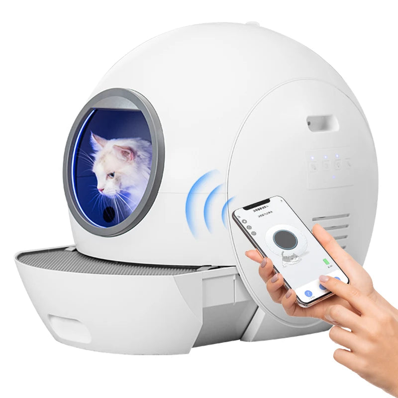 Fully Enclosed & Self-Cleaning Cat  Box New Automatic Cat Toilet & Sandbox Premium Cat Accessory