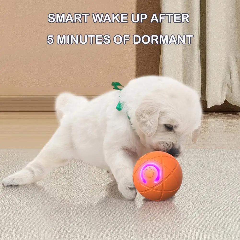 Smart Dog Toy Ball Electronic Interactive Pet Toy Moving Ball USB Automatic Moving Bouncing for Puppy Birthday Gift Cat Products