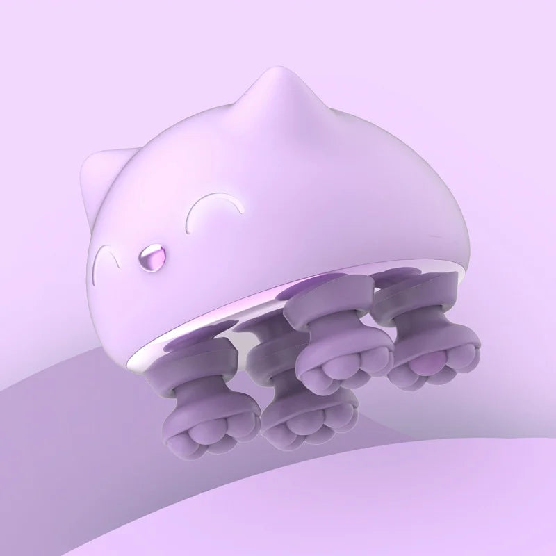 Automatic Rechargeable Electric Massager Human-Pet Dual Use Massager Cute styling Colorful Waterproof Massager