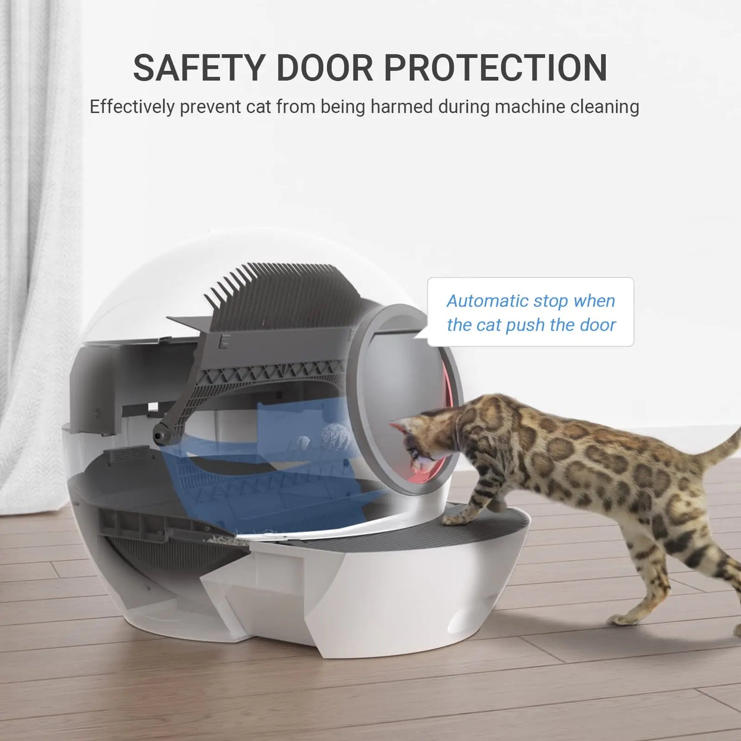 Fully Enclosed & Self-Cleaning Cat  Box New Automatic Cat Toilet & Sandbox Premium Cat Accessory